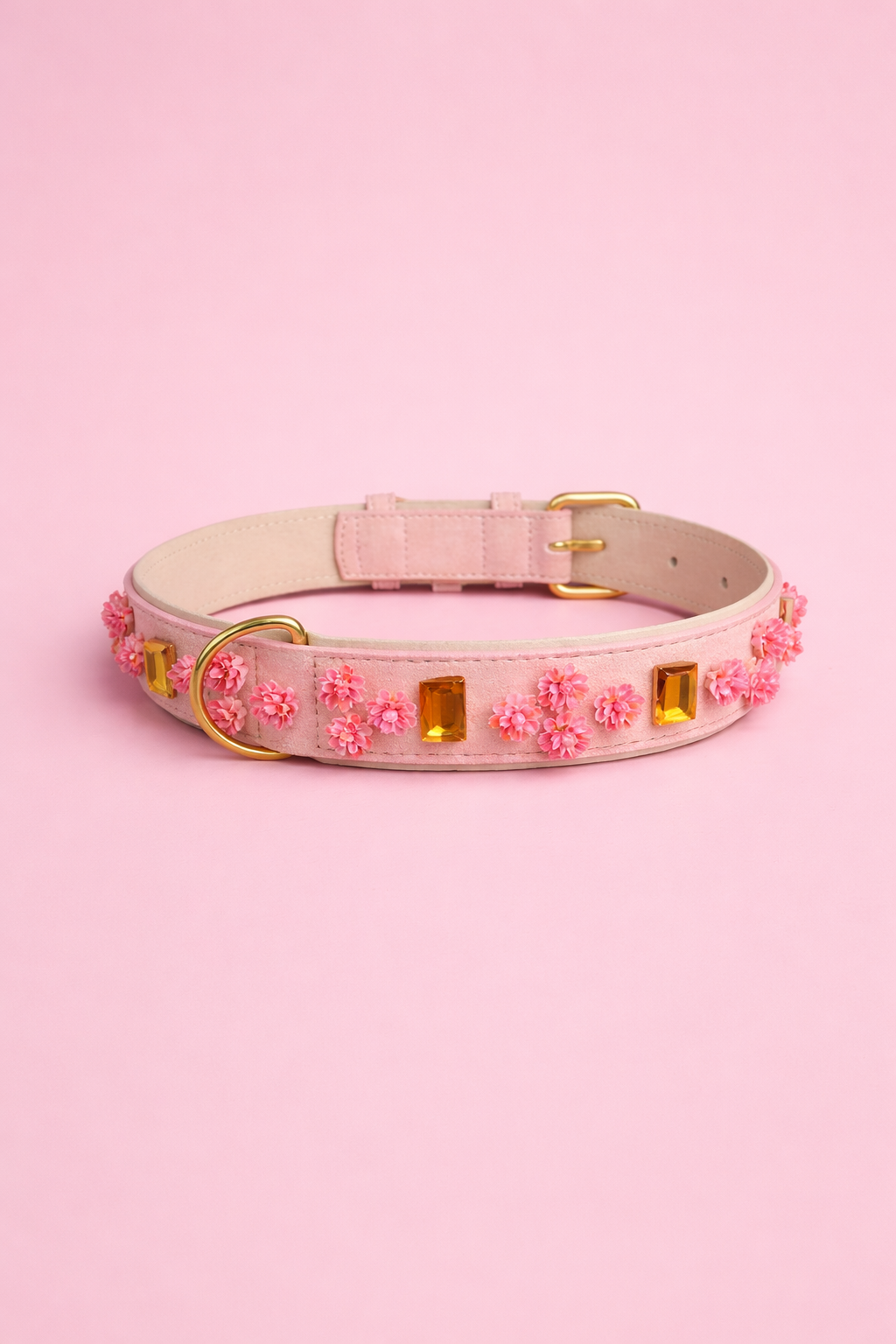 SIGNATURE no.01 - Hundehalsband mit Blumen