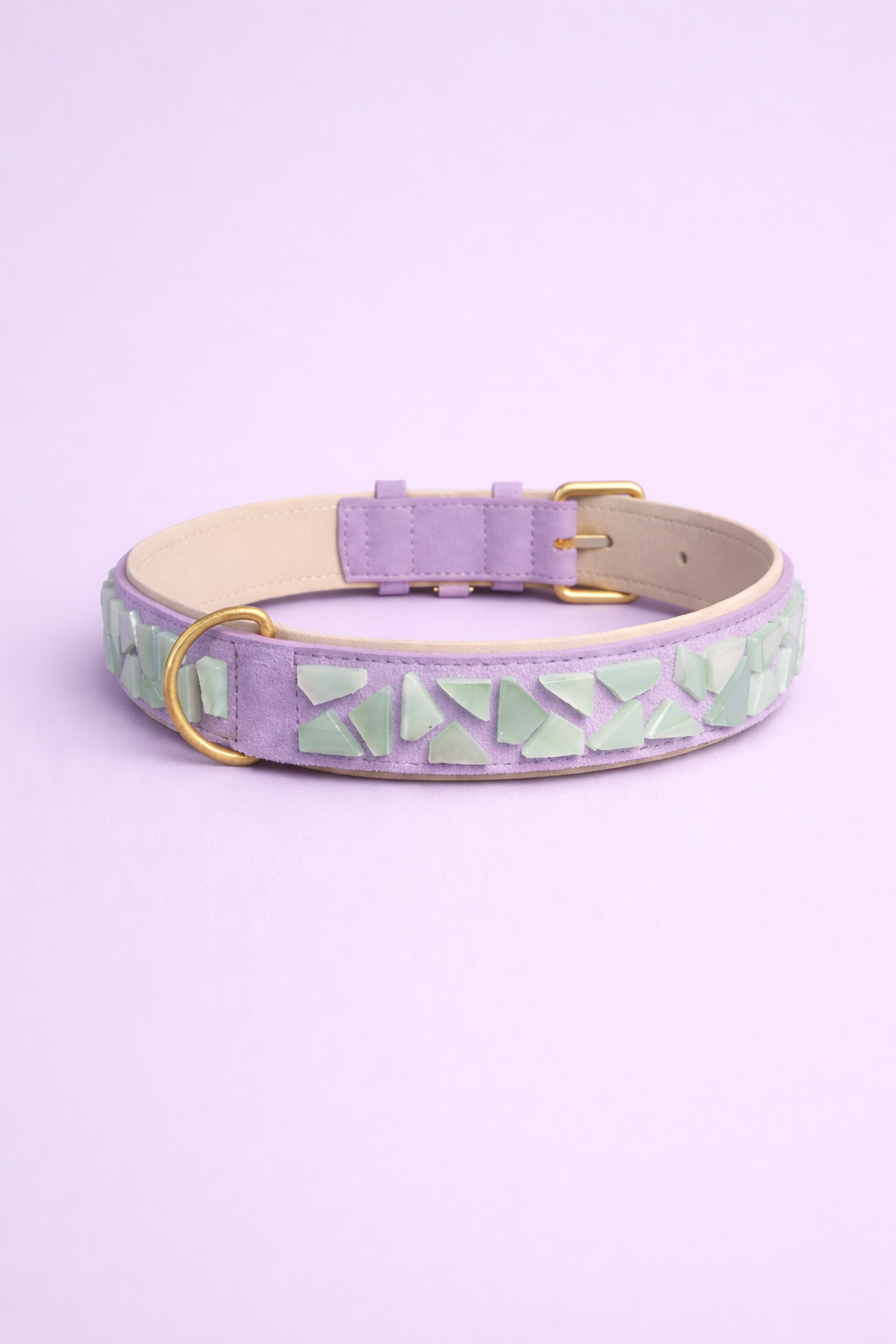 PURE no.03 - Hundehalsband mit Mosaik
