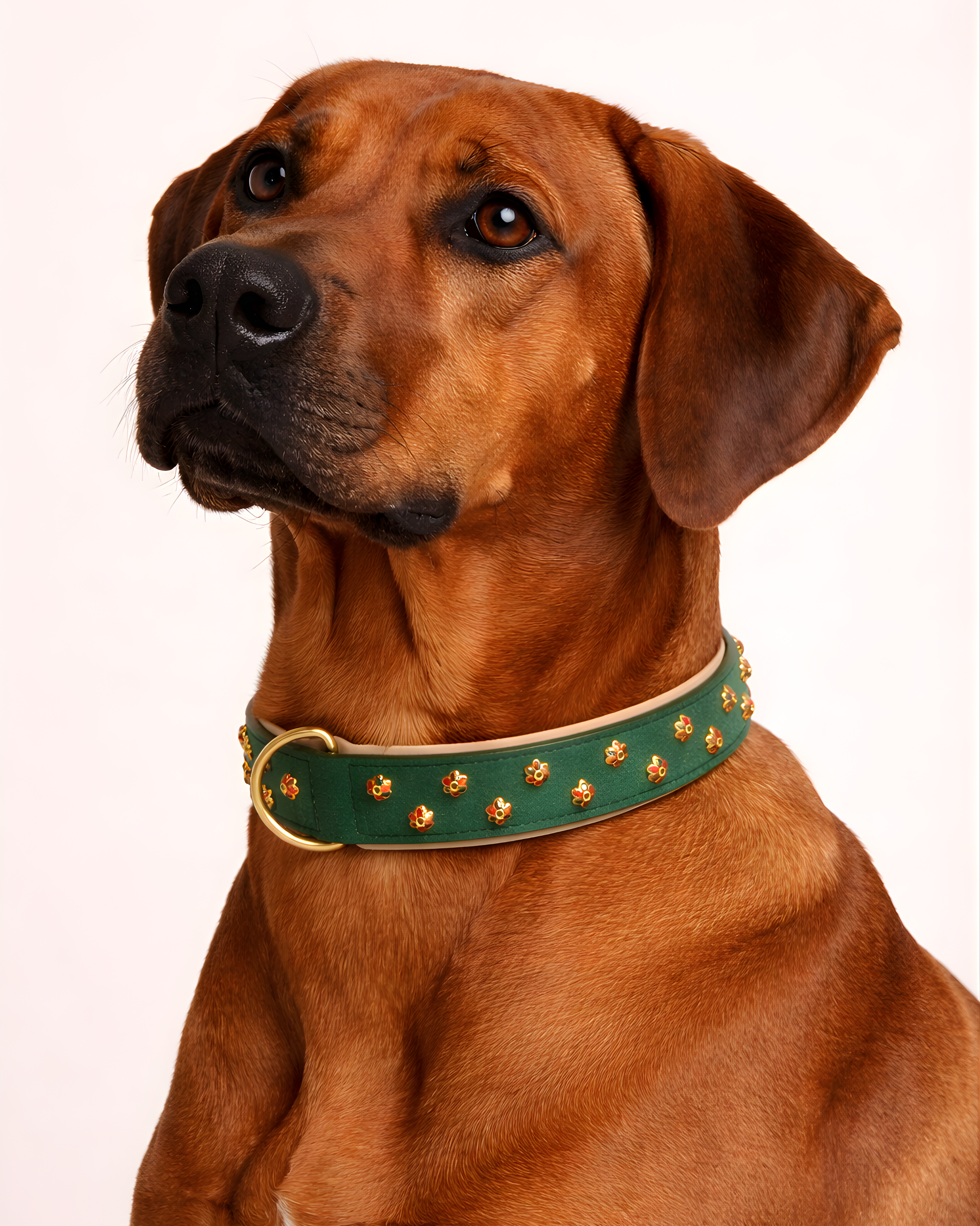 URBAN no.04 - Hundehalsband mit Blüten