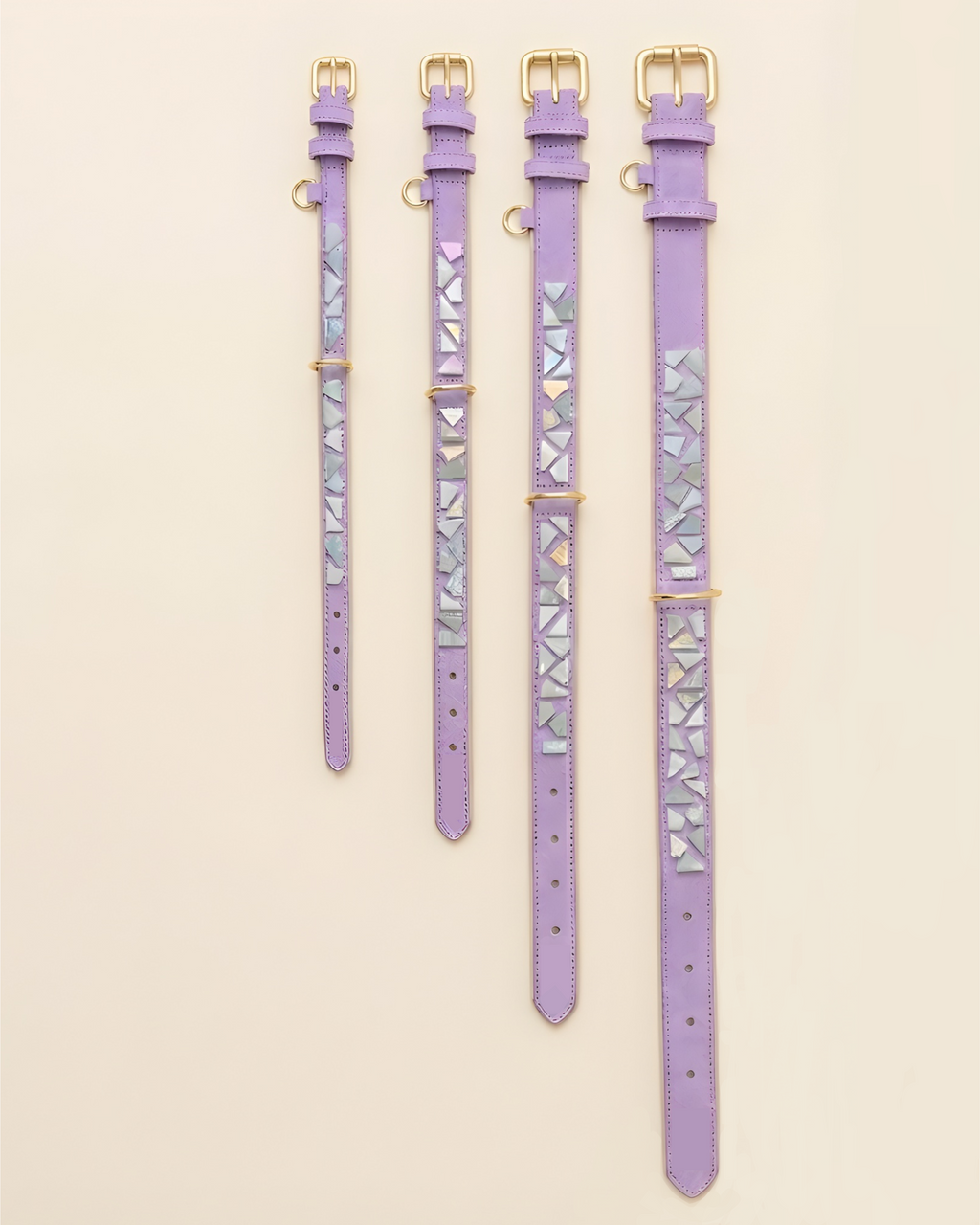 PURE no.03 - Hundehalsband mit Mosaik