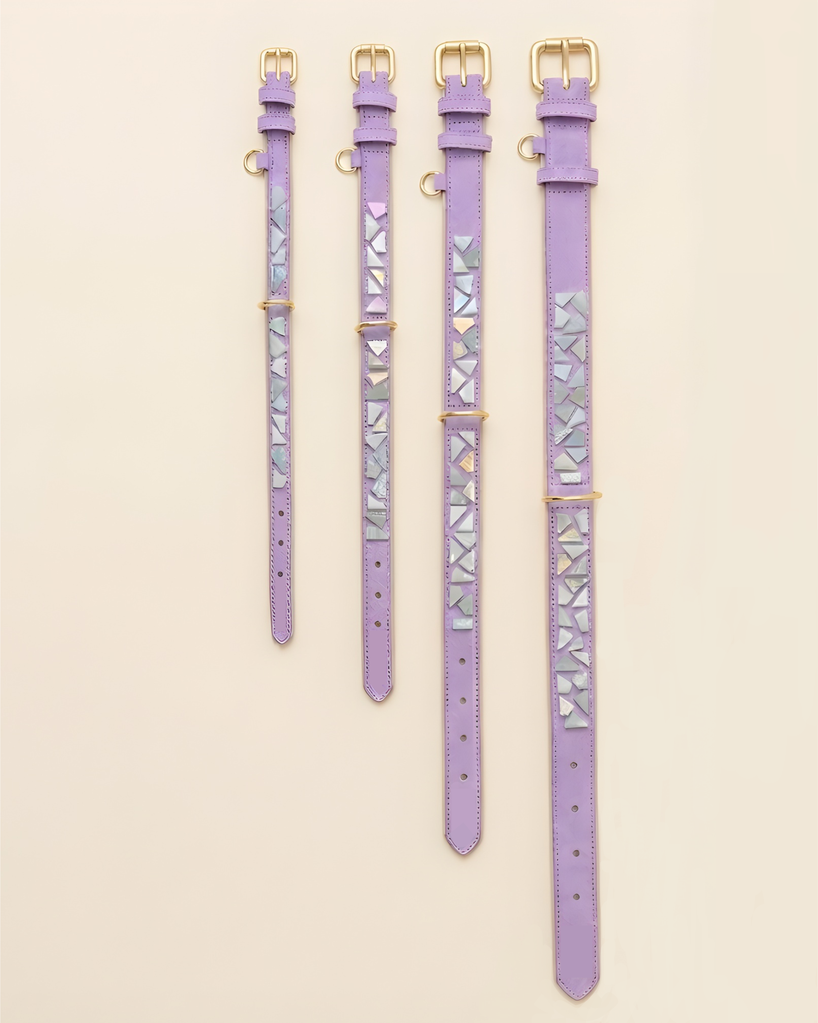 PURE no.03 - Hundehalsband mit Mosaik