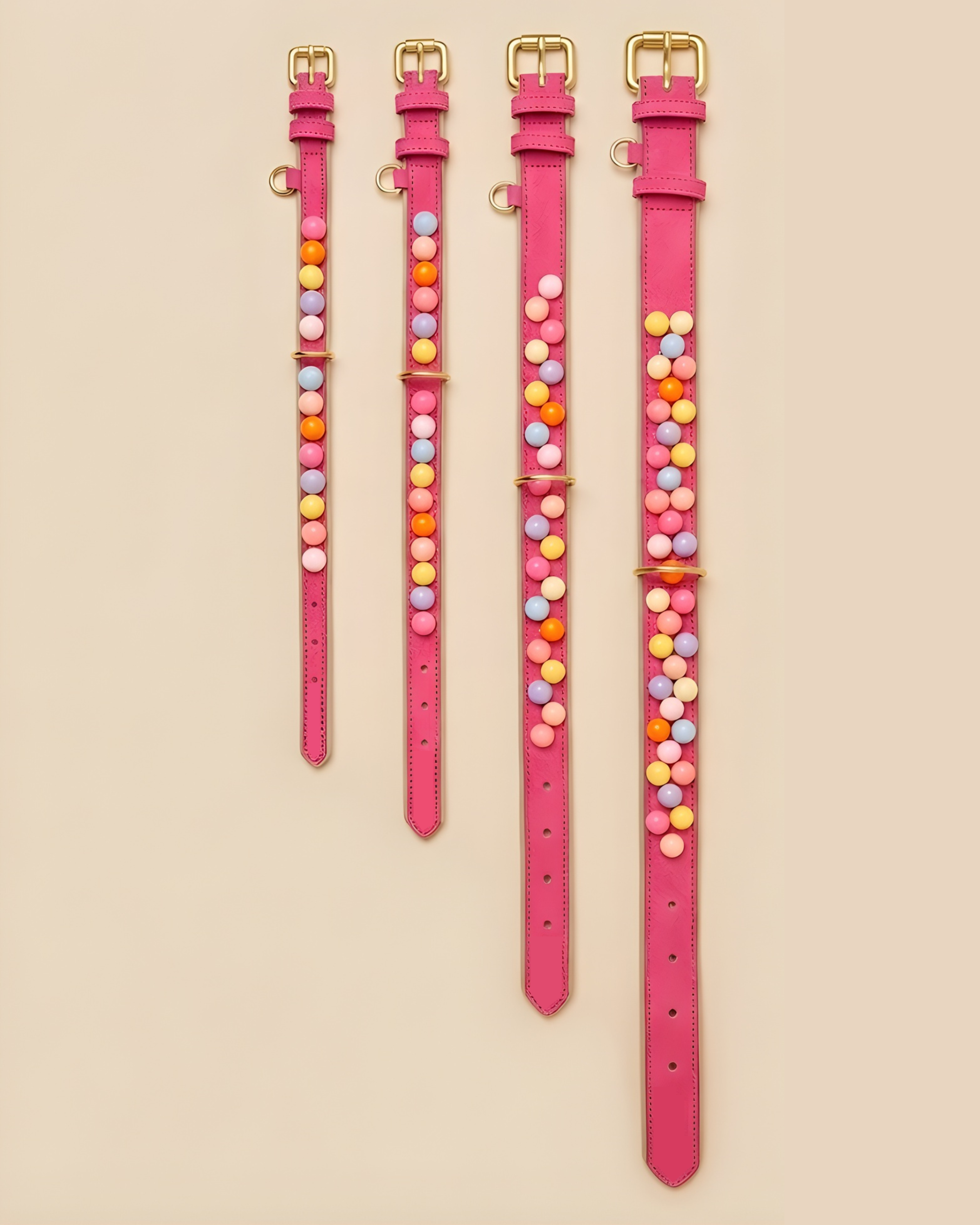 SIGNATURE no.02 - Hundehalsband mit Bonbon-Details