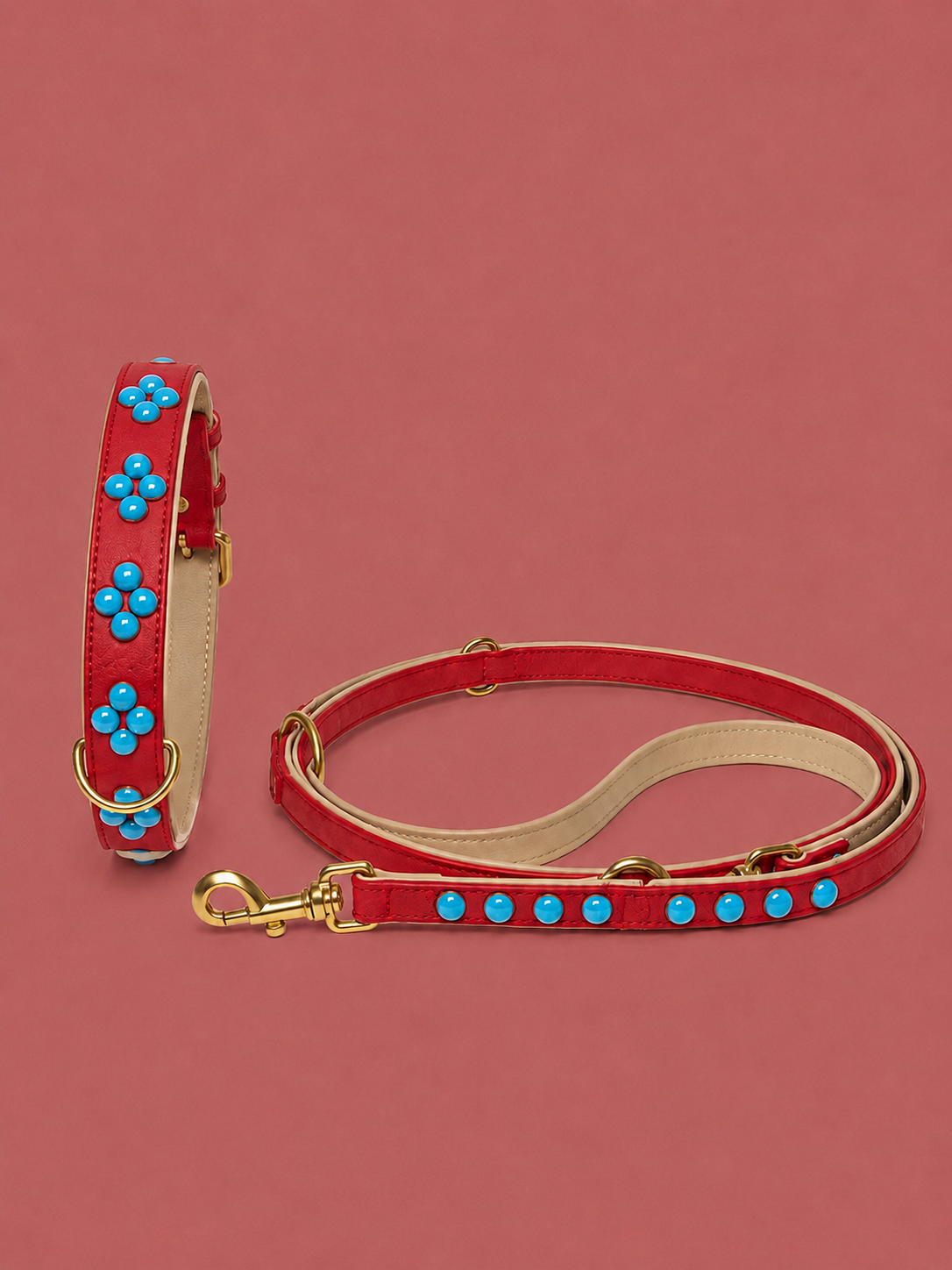 Set SOFT no.03 (Halsband & Leine)