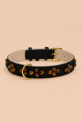 SOFT no.05 - Hundehalsband mit Edelsteinen (Tigerauge)