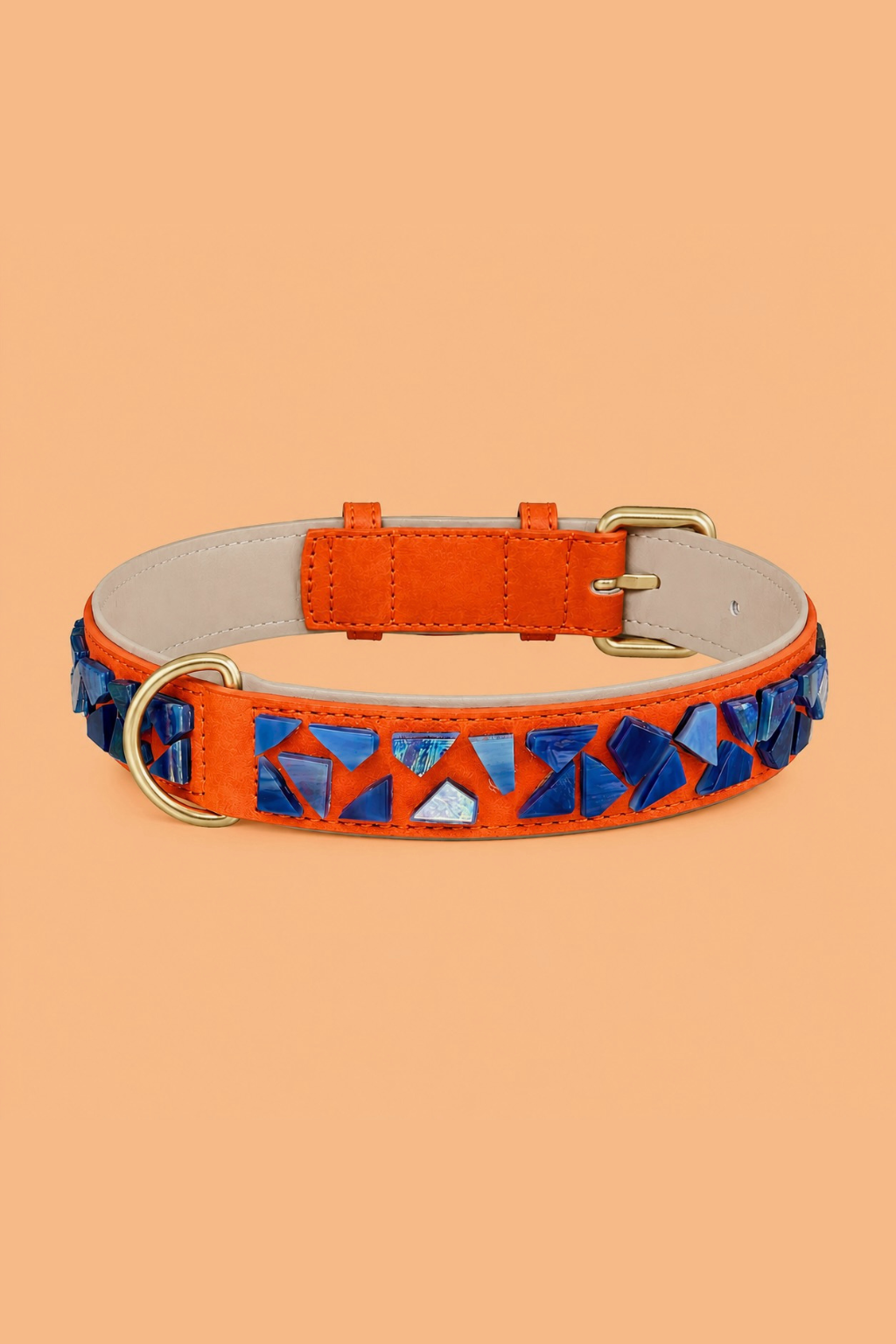 PURE no.02 - Hundehalsband mit Mosaik