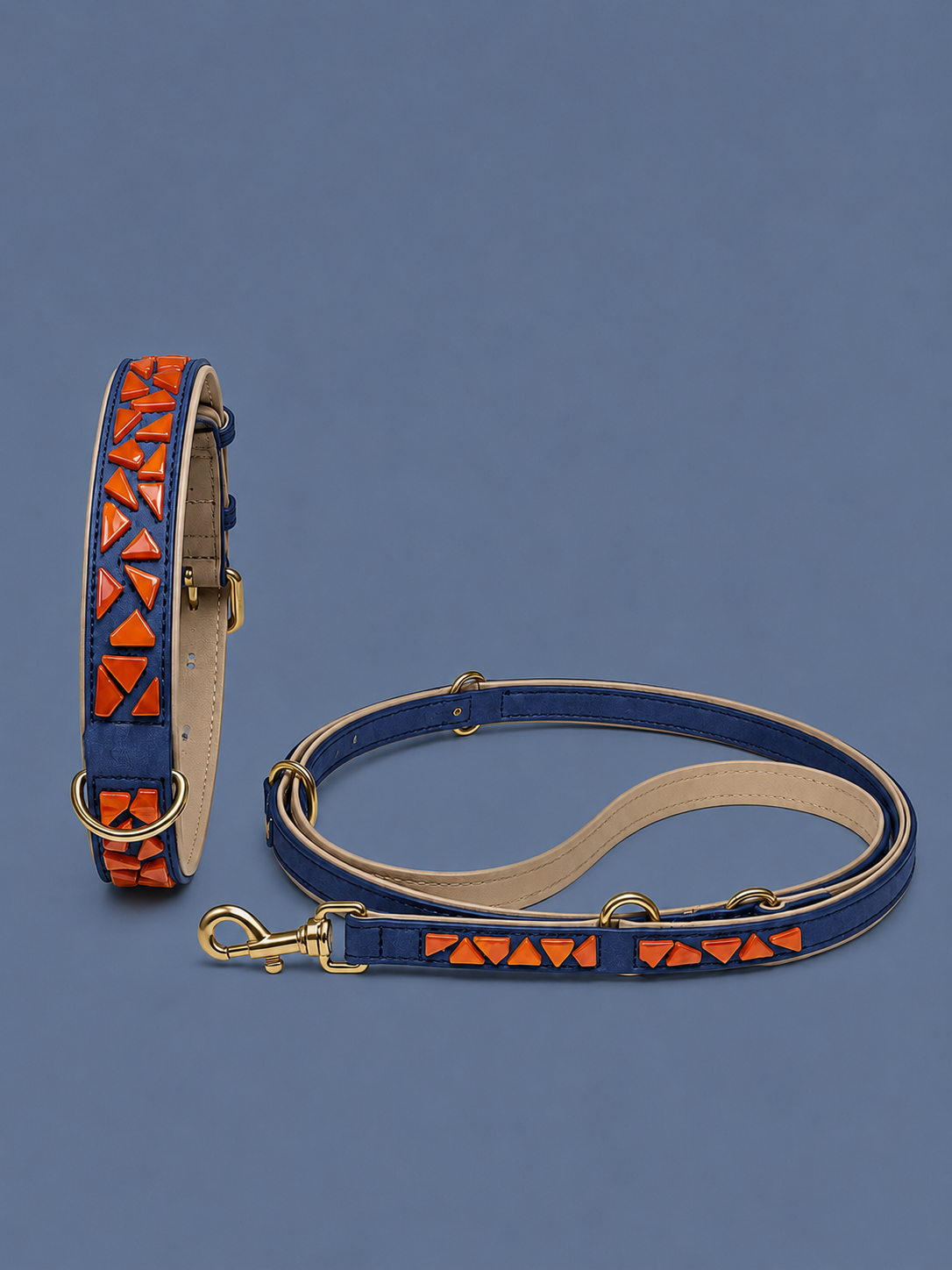 Set PURE No.04 (Halsband & Leine)