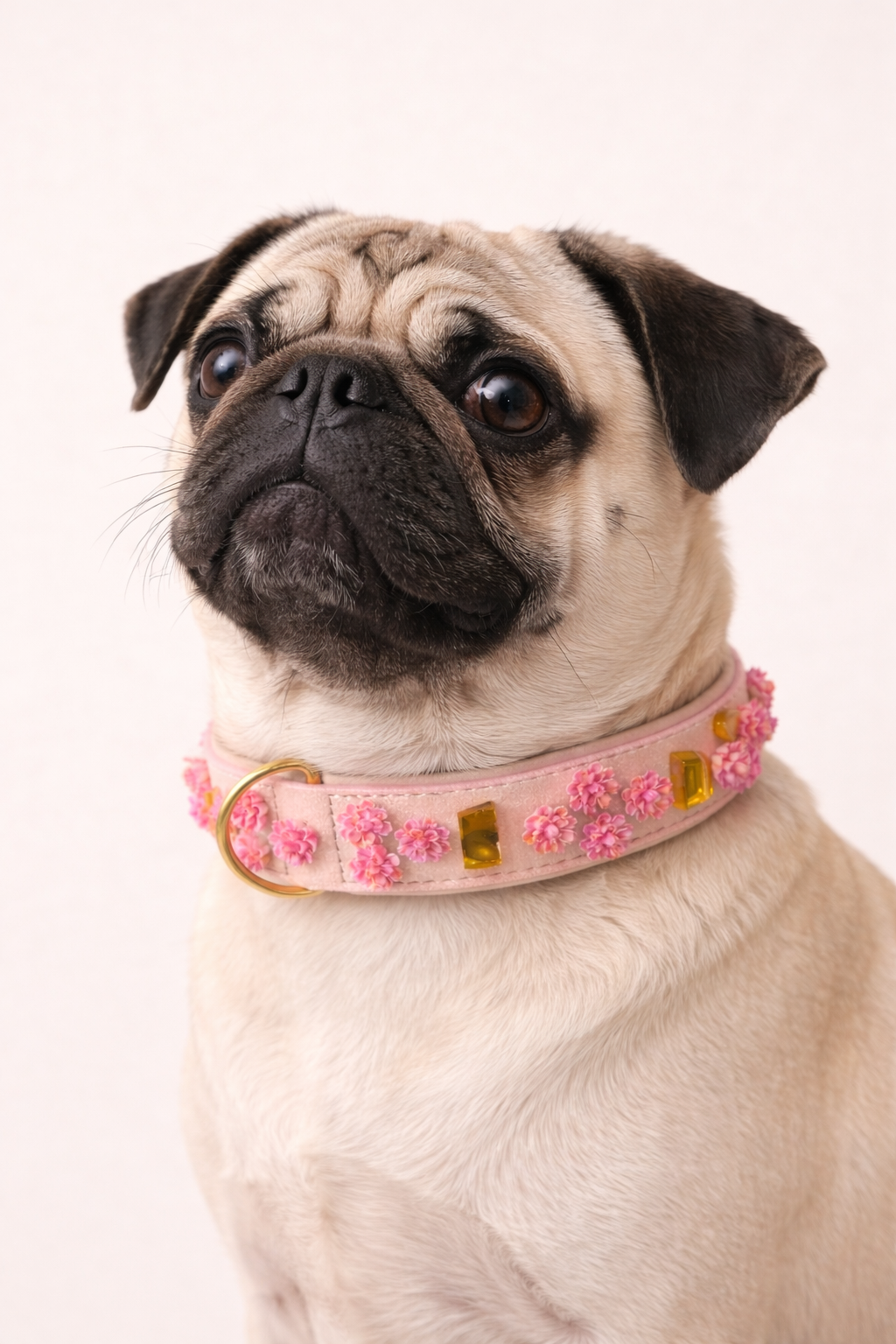 SIGNATURE no.01 - Hundehalsband mit Blumen