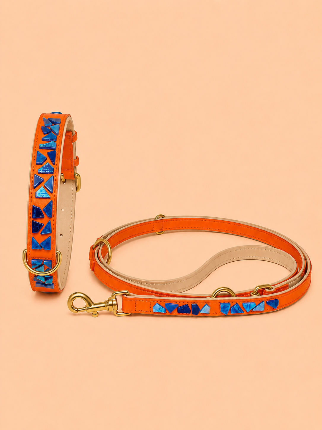 Set PURE No.02 (Halsband & Leine)