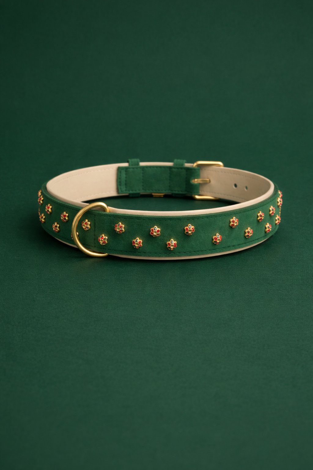 URBAN no.04 - Hundehalsband mit Blüten