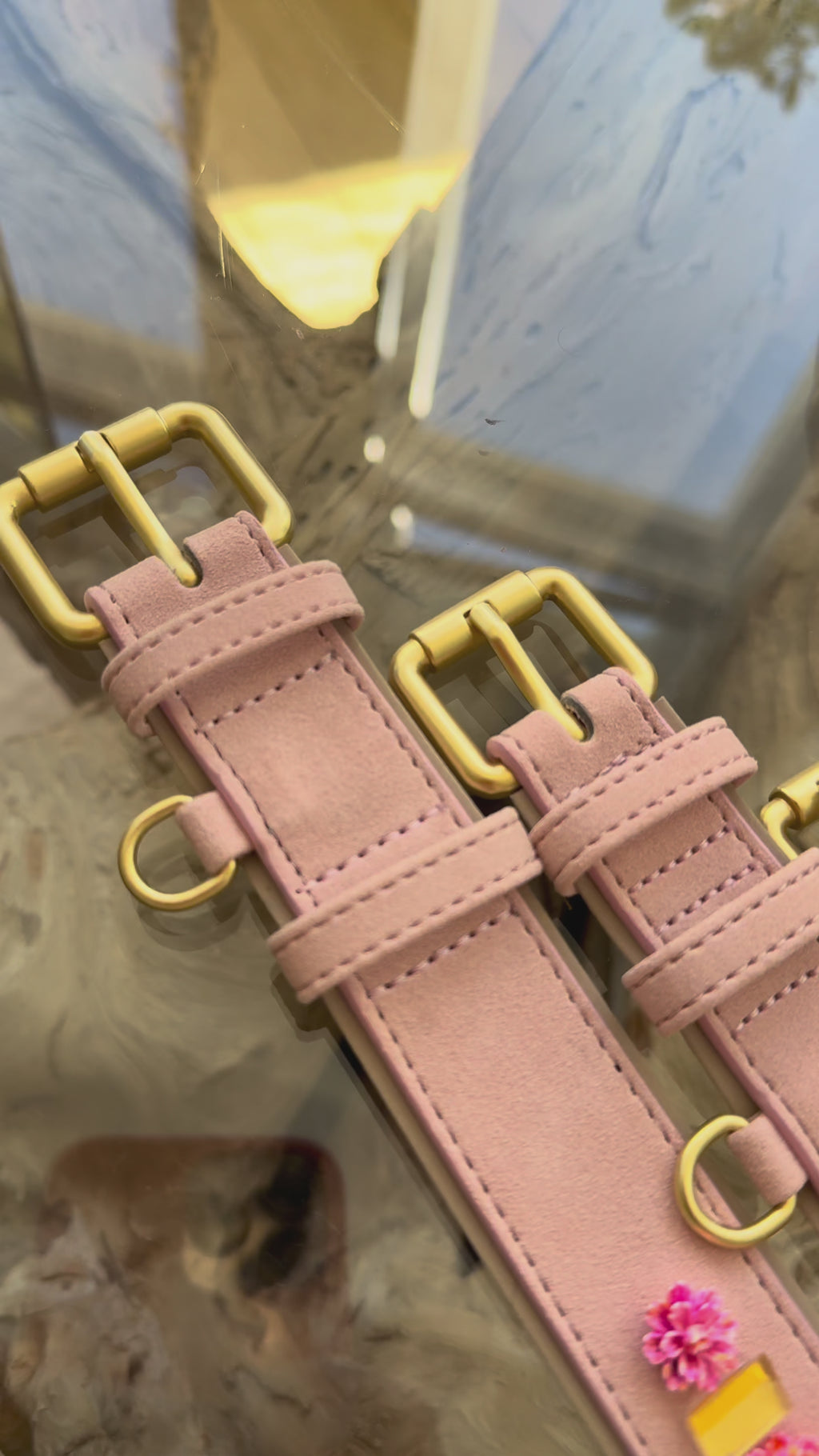 SIGNATURE no.01 - Hundehalsband mit Blumen