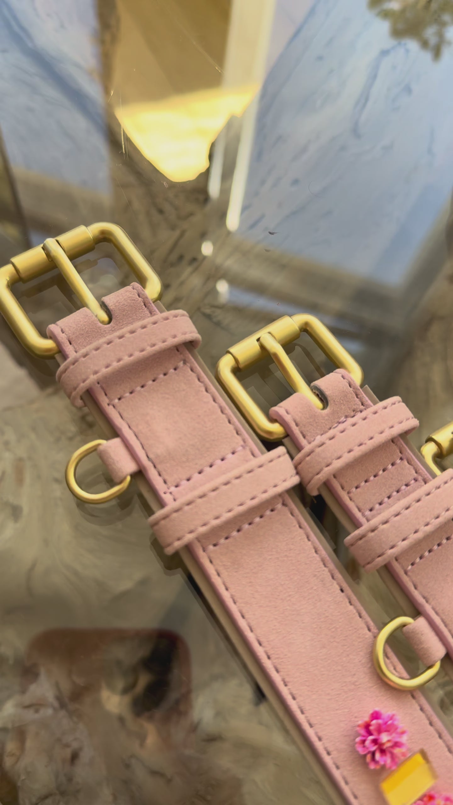 SIGNATURE no.01 - Hundehalsband mit Blumen