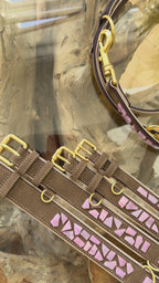 PURE no.05 - Hundehalsband mit Mosaik